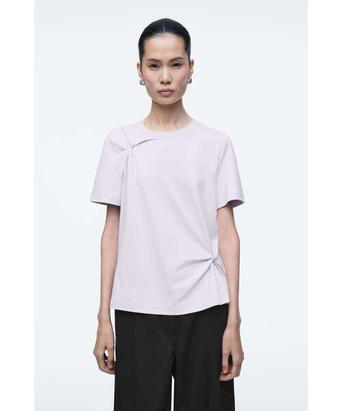 「COS」 半袖Tシャツ L ライラック レディース_画像6