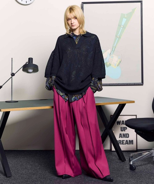 MAISON SPECIAL（メゾンスペシャル） スラックス 0 グレイッシュ