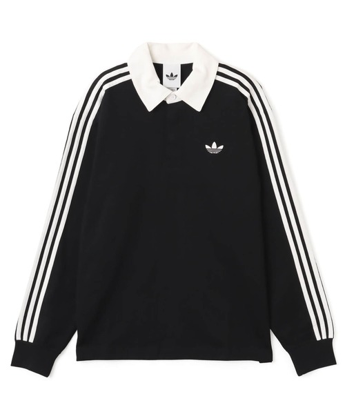 adidas（アディダス） ポロシャツ adidas 3-STRIPES RUGBY LONGSLEEVE
