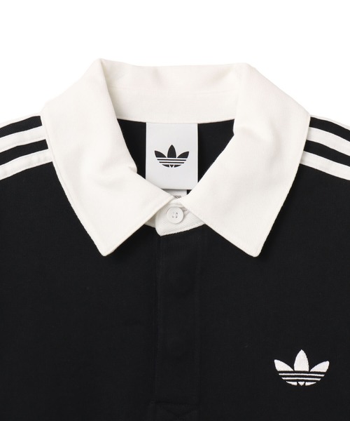 adidas（アディダス） ポロシャツ adidas 3-STRIPES RUGBY LONGSLEEVE