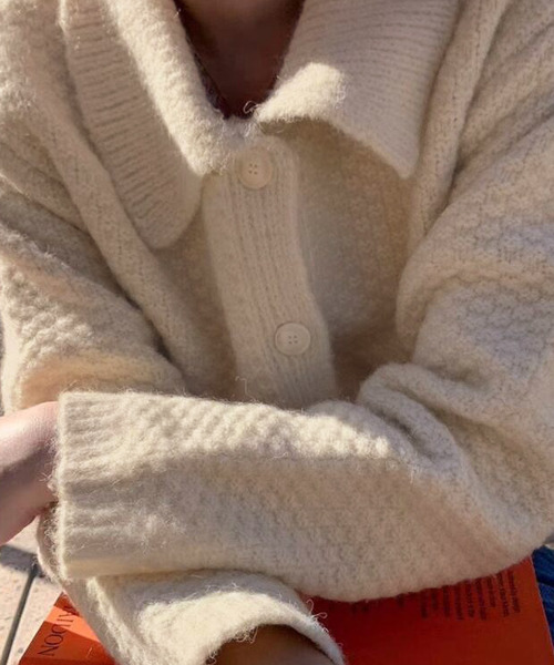 「Girly Doll」 「Doula Doula」ニットカーディガン F イエロー レディース_画像3