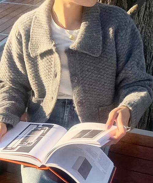 「Girly Doll」 「Doula Doula」ニットカーディガン F イエロー レディース_画像4