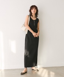 「RIVE DROITE」 ノースリーブワンピース FREE ブラウン レディースの画像3