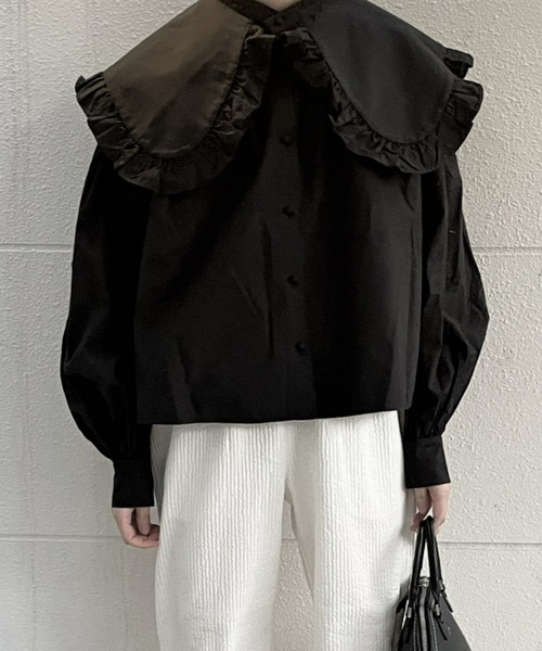 PERNA（ペルナ） 長袖ブラウス FREE ホワイト レディース : ZOZOTOWN