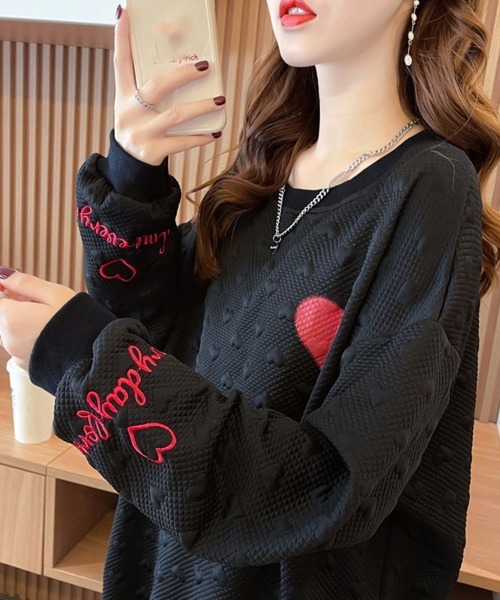 「Miniministore」 長袖カットソー X-LARGE ブラック レディース_画像4