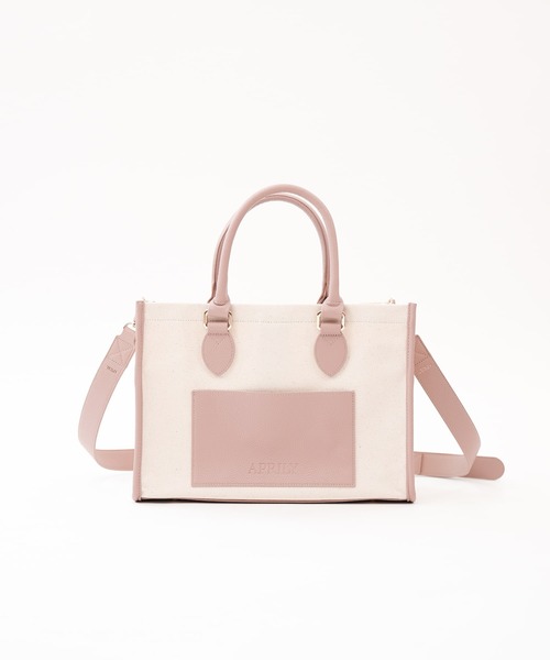 APRILY トートバッグ 3way APRILYキャンバストートバッグ M レディース