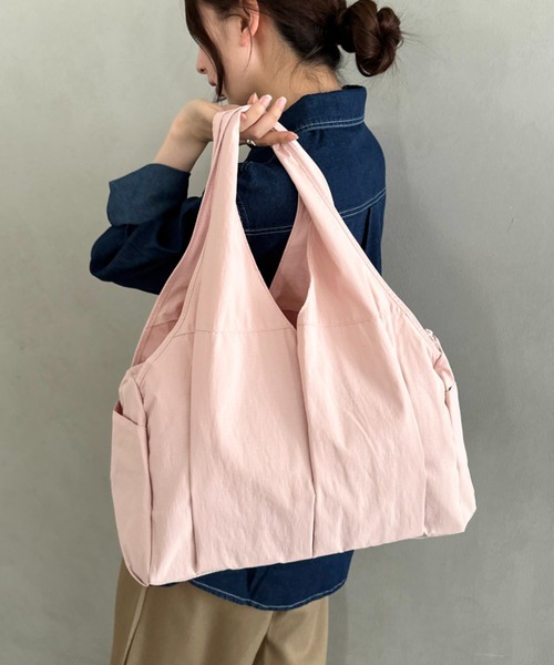 トートバッグ 新色登場「A4収納可/大容量」6ポケット付き 仕切り付き