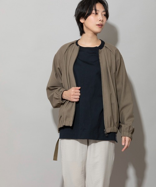 「Munich」 ブルゾン S カーキ レディース_画像3