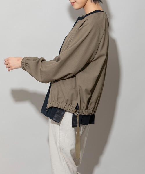 「Munich」 ブルゾン S カーキ レディース_画像7