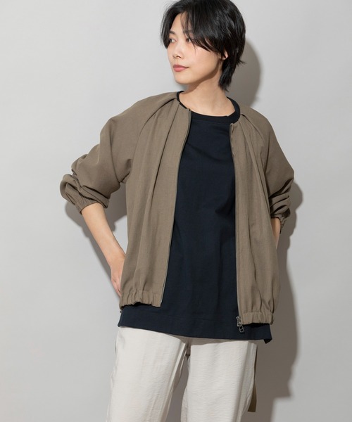 「Munich」 ブルゾン S カーキ レディース_画像8