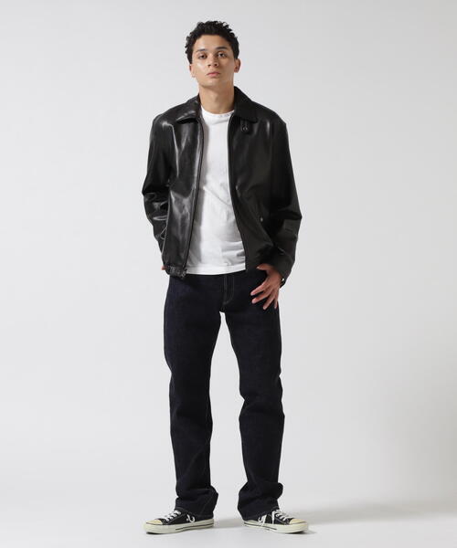 AVIREX（アヴィレックス） レザーブルゾン - ブラック メンズ
