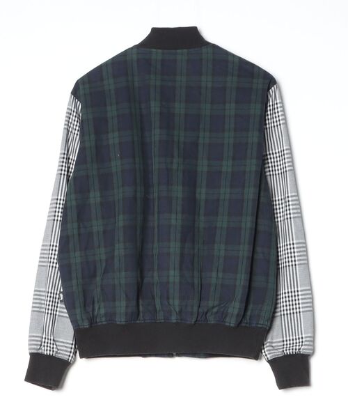 STUSSY（ステューシー） チェック柄ブルゾン S グリーン メンズ