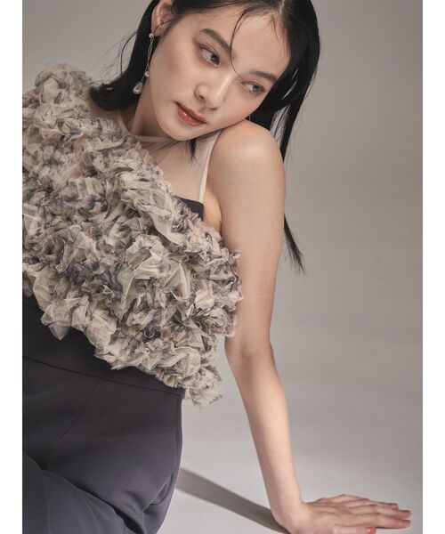 LAGUNAMOON（ラグナムーン） ワンピース LADYチュールオフショルパンツ