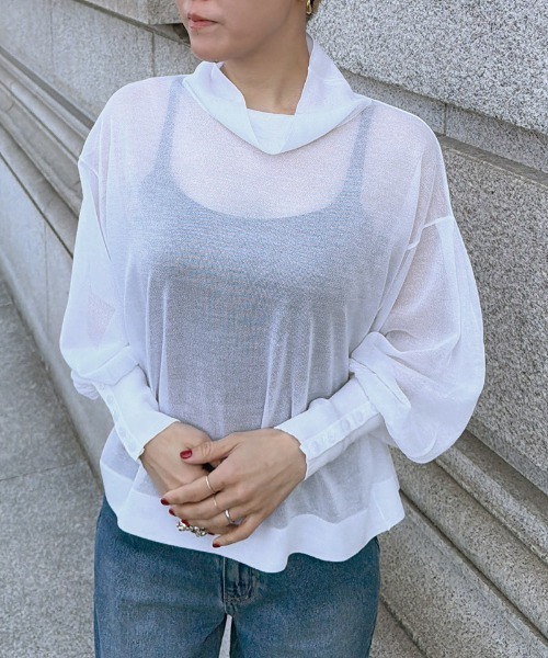 ジェンヌ 美品✨25SS マルチウェイ オフショルブラウス ホワイト S The 