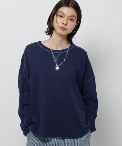 Niko  and... ミニパイルアンドプルオーバー niko and…（ニコアンド） tシャツ ミニパイルラウンドプルオーバー