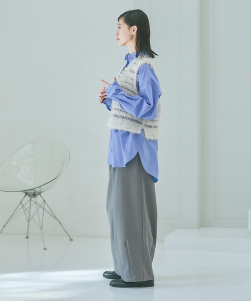 新品未使用 ルーズレディブラウス LAKOLE（ラコレ） ブラウス シャツ ルーズシルエットアソートシャツ