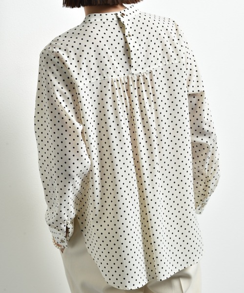 「INTERPLANET」 長袖ブラウス FREE オフホワイト レディース_画像6