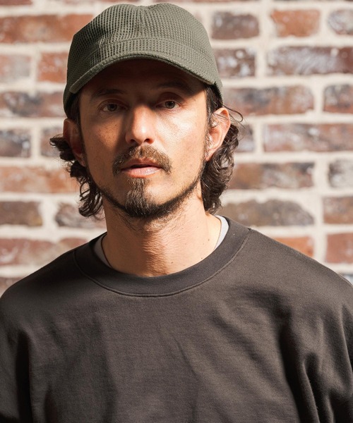CAMBIO（カンビオ） キャップ 帽子 mko13390- Waffle Work Cap