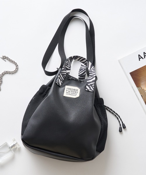 「FREDRIK PACKERS」 2WAYバッグ FREE アイボリー レディース_画像5