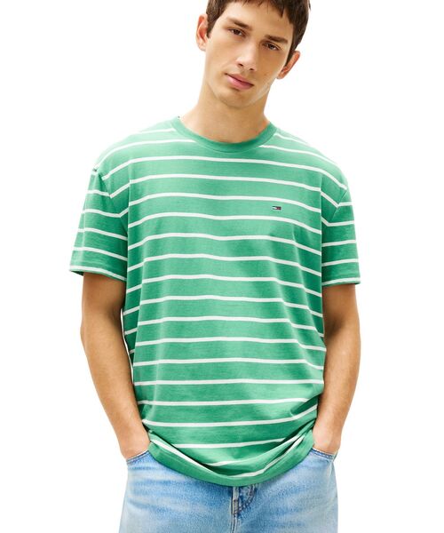   DENIM ストライプTシャツ 2枚セット TOMMY JEANS（トミー・ジーンズ） tシャツ ストライプショートスリーブ