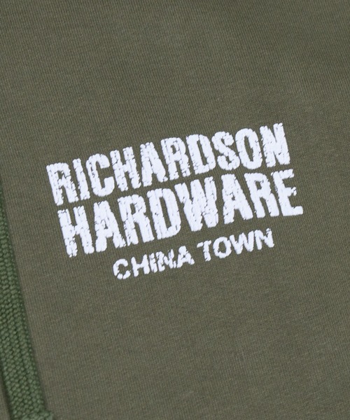 「RICHARDSON」 プルオーバーパーカー S ワイン メンズ_画像4