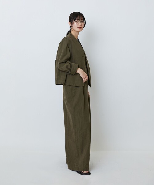 LOISIR ジャケット ノーカラージャケット 「3月ベストセラーブランド内