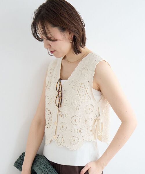 le.coeur blanc（ルクールブラン） ベスト ジレ TORRAZZO DONNA