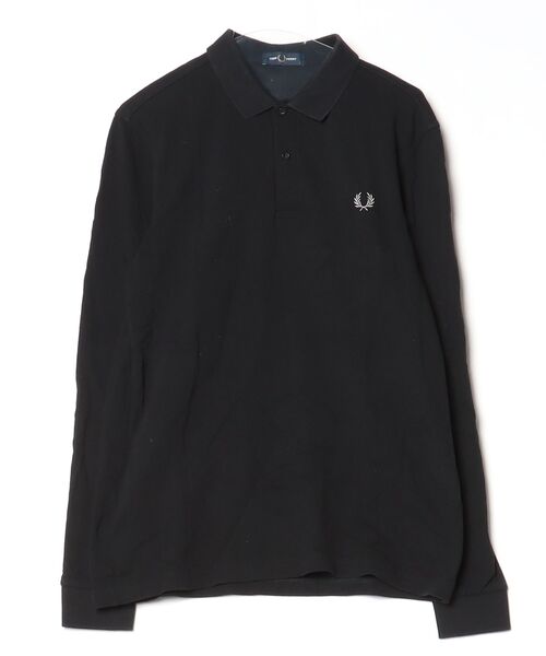 FRED PERRY ブラック 長袖ポロシャツ XL FRED PERRY（フレッドペリー） 長袖ポロシャツ メンズ The Fred Perry