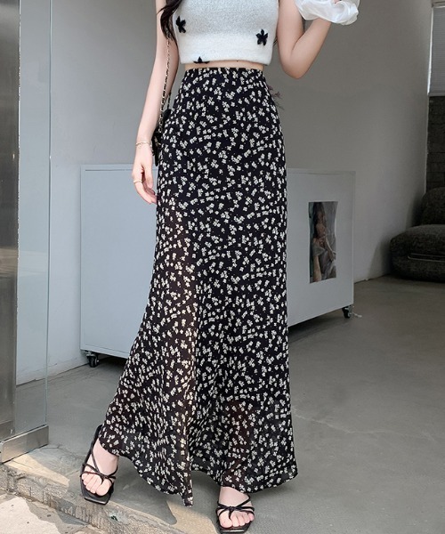 Diosfront ロング スカート 花柄マーメイドスカート : ZOZOTOWN Yahoo