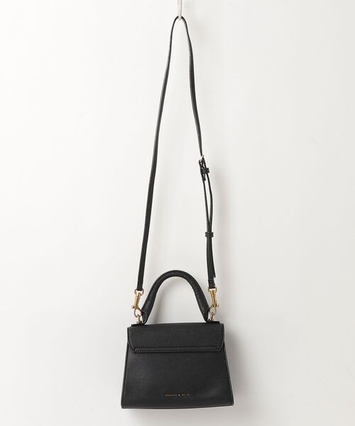 「CHARLES & KEITH」 ショルダーバッグ S ブラック レディース_画像2