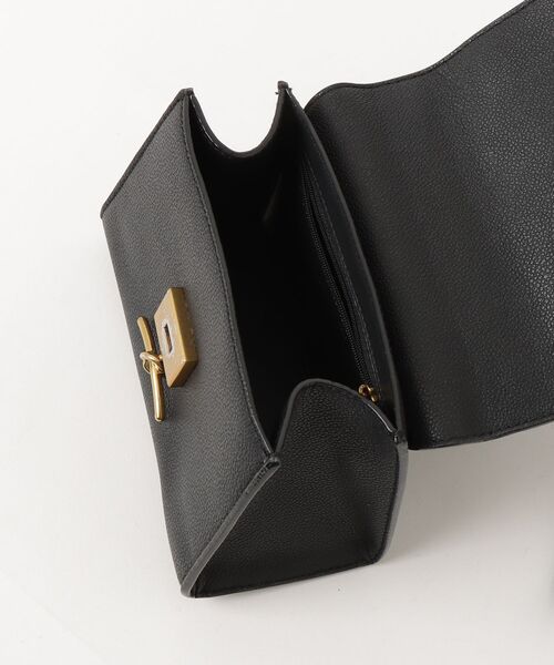 「CHARLES & KEITH」 ショルダーバッグ S ブラック レディース_画像4
