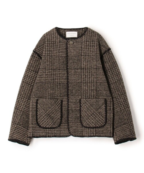 美品MACPHEE シングルジャケット　ウール　ポリエステル混　サイズ３６ MACPHEE（マカフィー） ジャケット 36 ブラック系その他 レディース