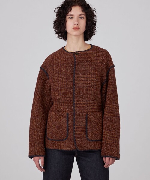 美品MACPHEE シングルジャケット　ウール　ポリエステル混　サイズ３６ MACPHEE（マカフィー） ジャケット 36 ブラック系その他 レディース