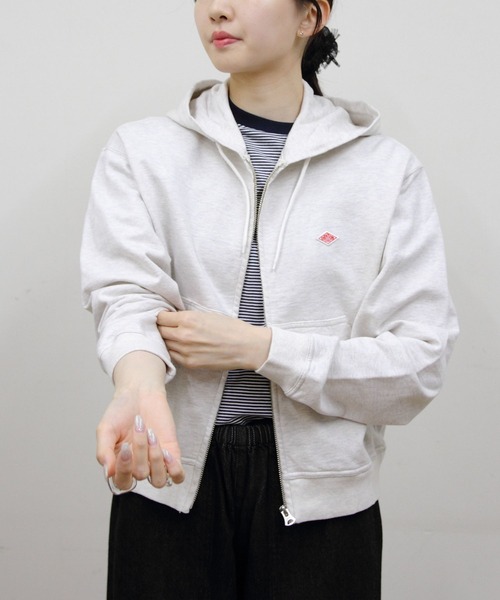 Danton（ダントン） ジップアップパーカー 38 トップグレー レディース