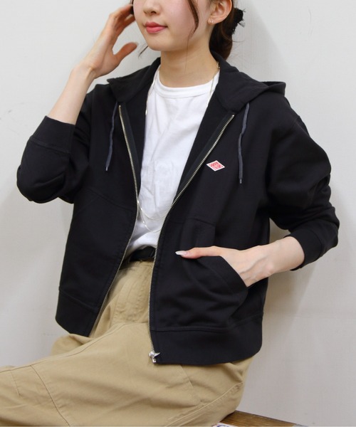 Danton（ダントン） ジップアップパーカー 38 トップグレー レディース
