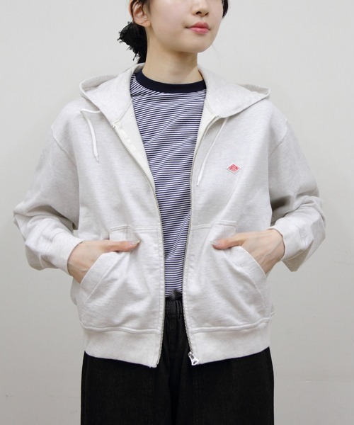 Danton（ダントン） ジップアップパーカー 38 トップグレー レディース