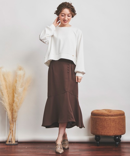 「NOELA」 タイトスカート M ベージュ レディース_画像8