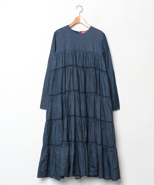 Merlette Ron Herman 別注ワンピース merlette（マーレット） Maida Midi Dress 長袖ワンピース「Ron Herman