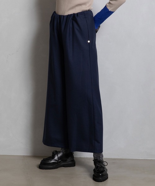 「MARECHAL TERRE」 イージーパンツ MEDIUM ブラック レディース_画像2