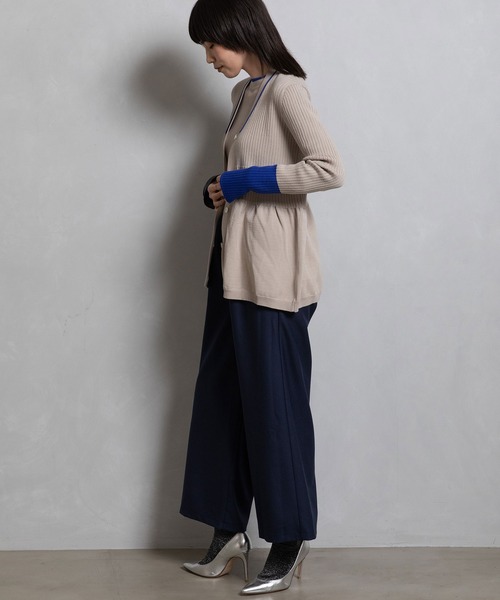 「MARECHAL TERRE」 イージーパンツ MEDIUM ブラック レディース_画像4