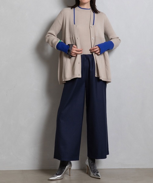 「MARECHAL TERRE」 イージーパンツ MEDIUM ブラック レディース_画像5