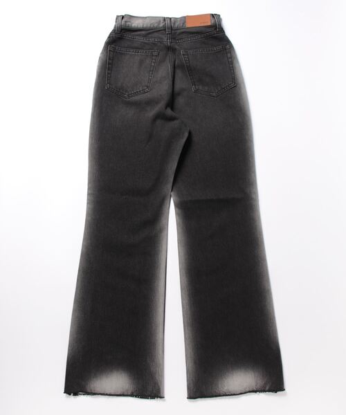 「EVRIS」 ブーツカットデニムパンツ SMALL ブラック レディース_画像2