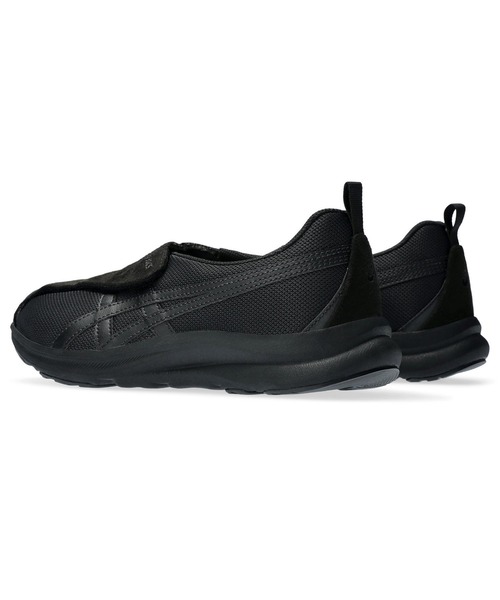 「ASICS WALKING」 スリッポン 21.5cm ブラック×ブラック レディース_画像6