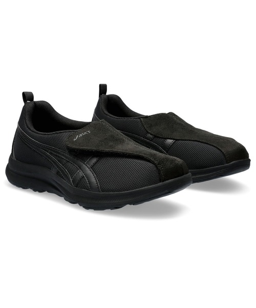 「ASICS WALKING」 スリッポン 21.5cm ブラック×ブラック レディース_画像7