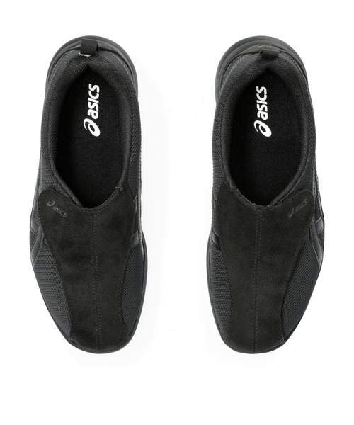 「ASICS WALKING」 スリッポン 21.5cm ブラック×ブラック レディース_画像8