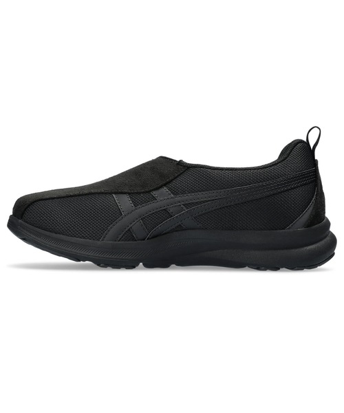 「ASICS WALKING」 スリッポン 21.5cm ブラック×ブラック レディース_画像9