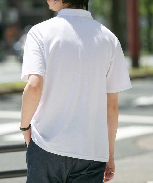「URBAN RESEARCH ROSSO MEN」 半袖ポロシャツ MEDIUM ネイビー メンズ_画像6