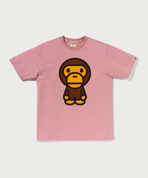 【APE】ピンクカモ ベビーマイロTシャツ、 A BATHING APE（アベイシングエイプ） tシャツ BIG BABY MILO TEE