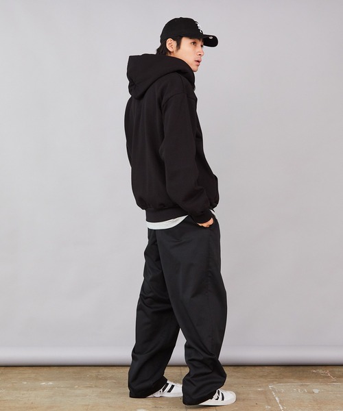 Los Angeles apparelブラック パーカー Mサイズ LOS ANGELES APPAREL（ロサンゼルスアパレル） ジップアップパーカー M