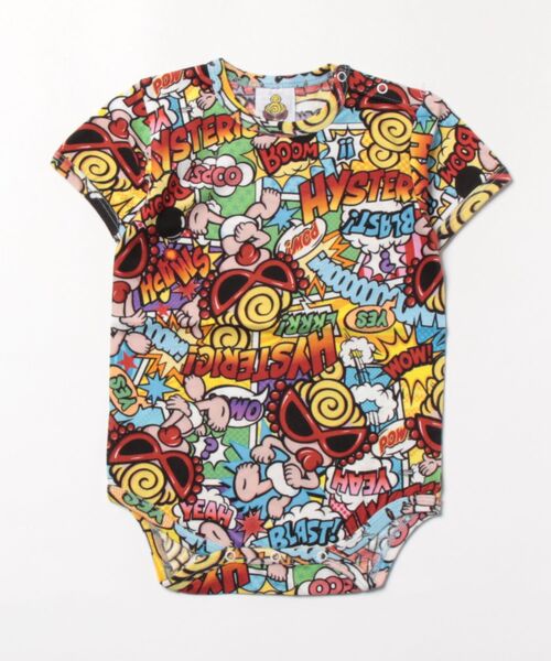 HYSTERIK MINI 総柄ロンパース HYSTERIC MINI（ヒステリックミニ） ベビー服 ロンパース AMAZING